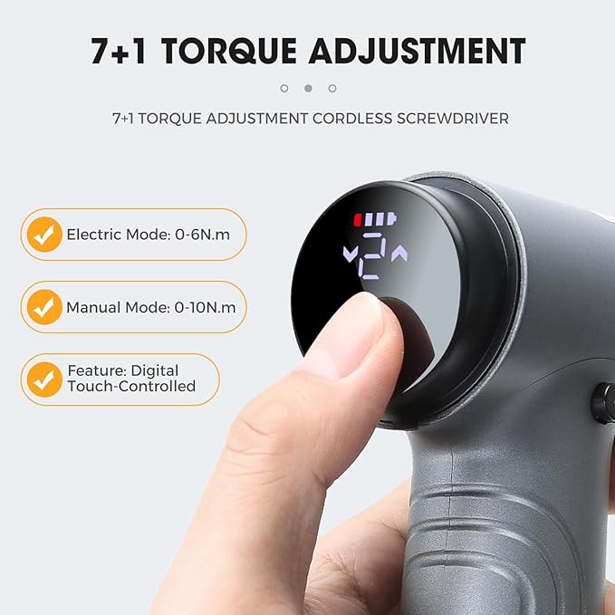 TorqueTech™ 37-in-1 Smart Electric Screwdriver Kit