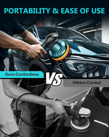 PoliFlex™ Cordless Car Buffer Polisher