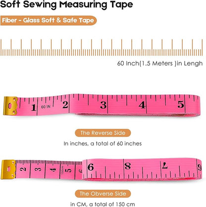 Measura™ 2-Pack Soft Fashion Measuring Tape Set