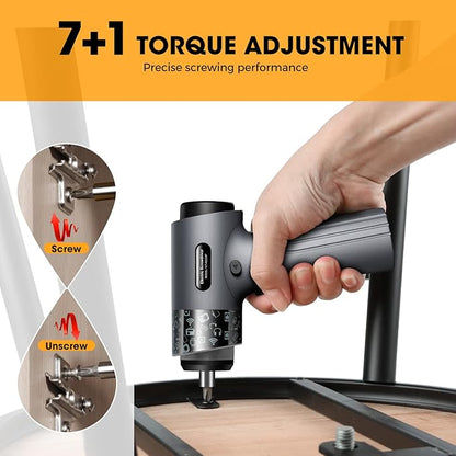 TorqueTech™ 37-in-1 Smart Electric Screwdriver Kit