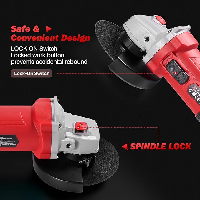 GrindPro™ 4-1/2 Inch Angle Grinder