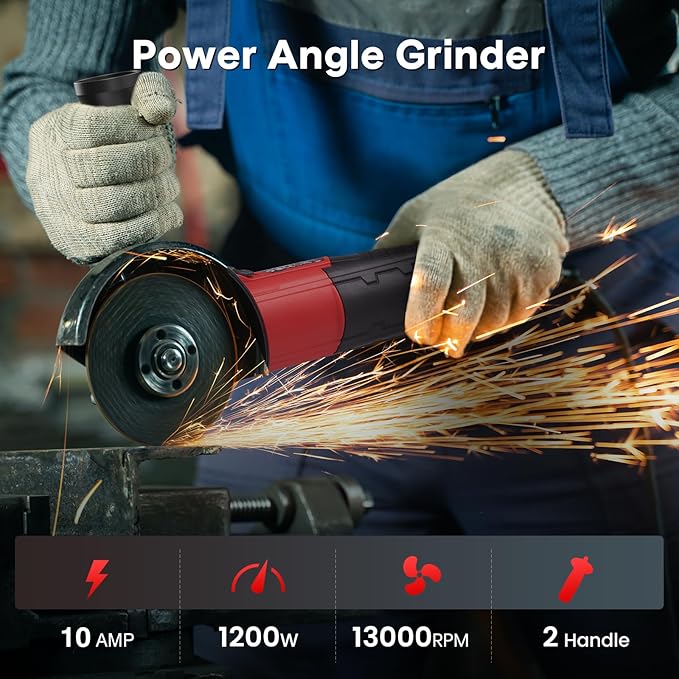 GrindPro™ 4-1/2 Inch Angle Grinder